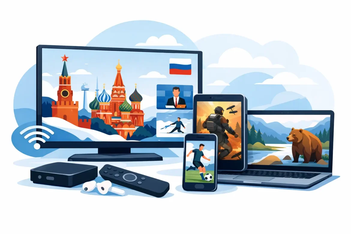 Российские каналы на любом устройстве бесплатно