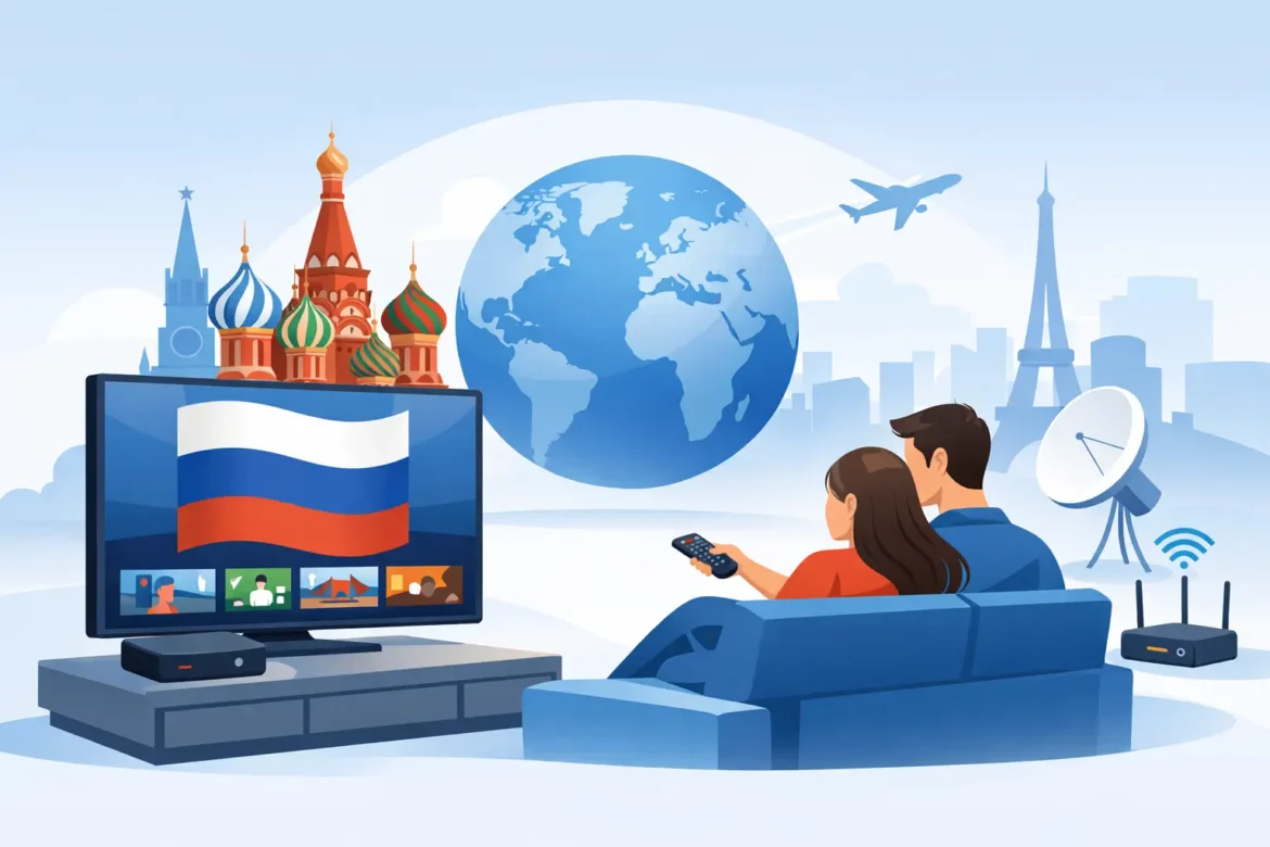 IPTV Subscription for Russian TV Abroad