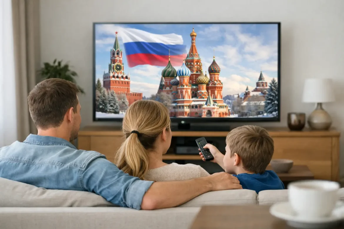 Russian TV for Expat Families That Fits Home